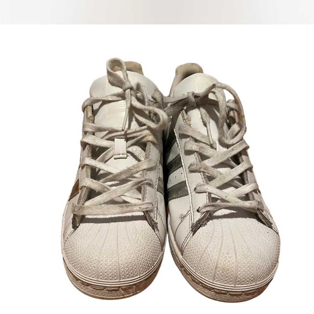 adidas White and Gray Sneakers